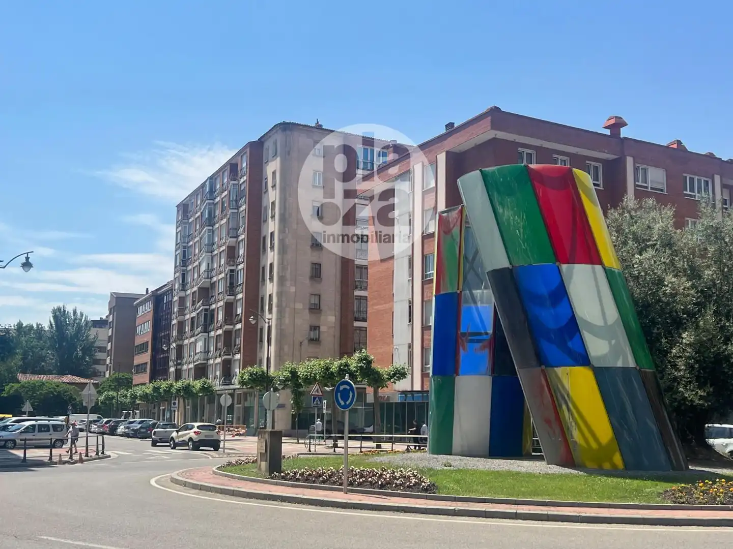Exterior view of Flat for sale in Burgos  with Heating, Terrace and Storage room