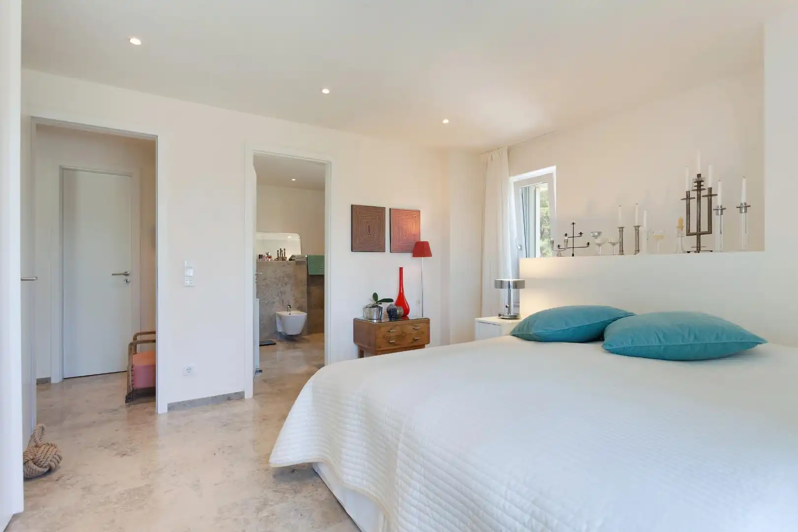 Dormitori de Casa o xalet en venda en  Palma de Mallorca amb Aire condicionat, Jardí privat i Terrassa