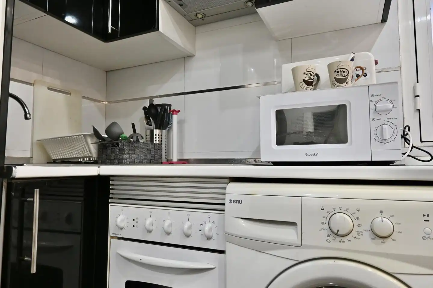 Kitchen of Study for rent in Madrid  with Air Conditioner, Heating and Furnished