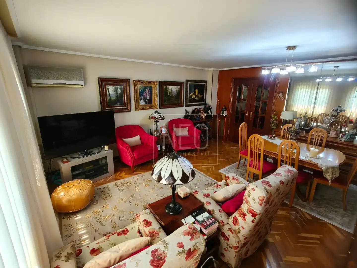 Sala de estar de Piso en venta en Madrid con Aire acondicionado, Calefacción y Parquet