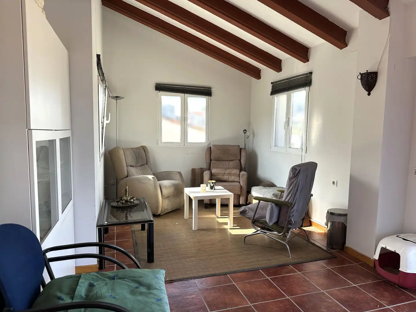 Sala d'estar de Finca rústica en venda en Albaida amb Aire condicionat, Calefacció i Terrassa