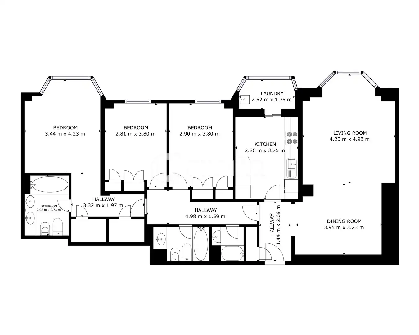 Flat for sale in Madrid  with Heating, Private garden and Storage room