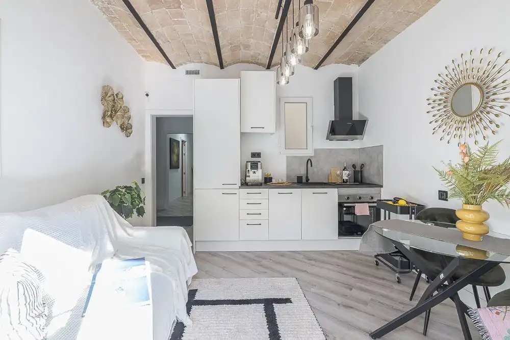 Kitchen of Flat for sale in Barcelona  with Air Conditioner and Heating
