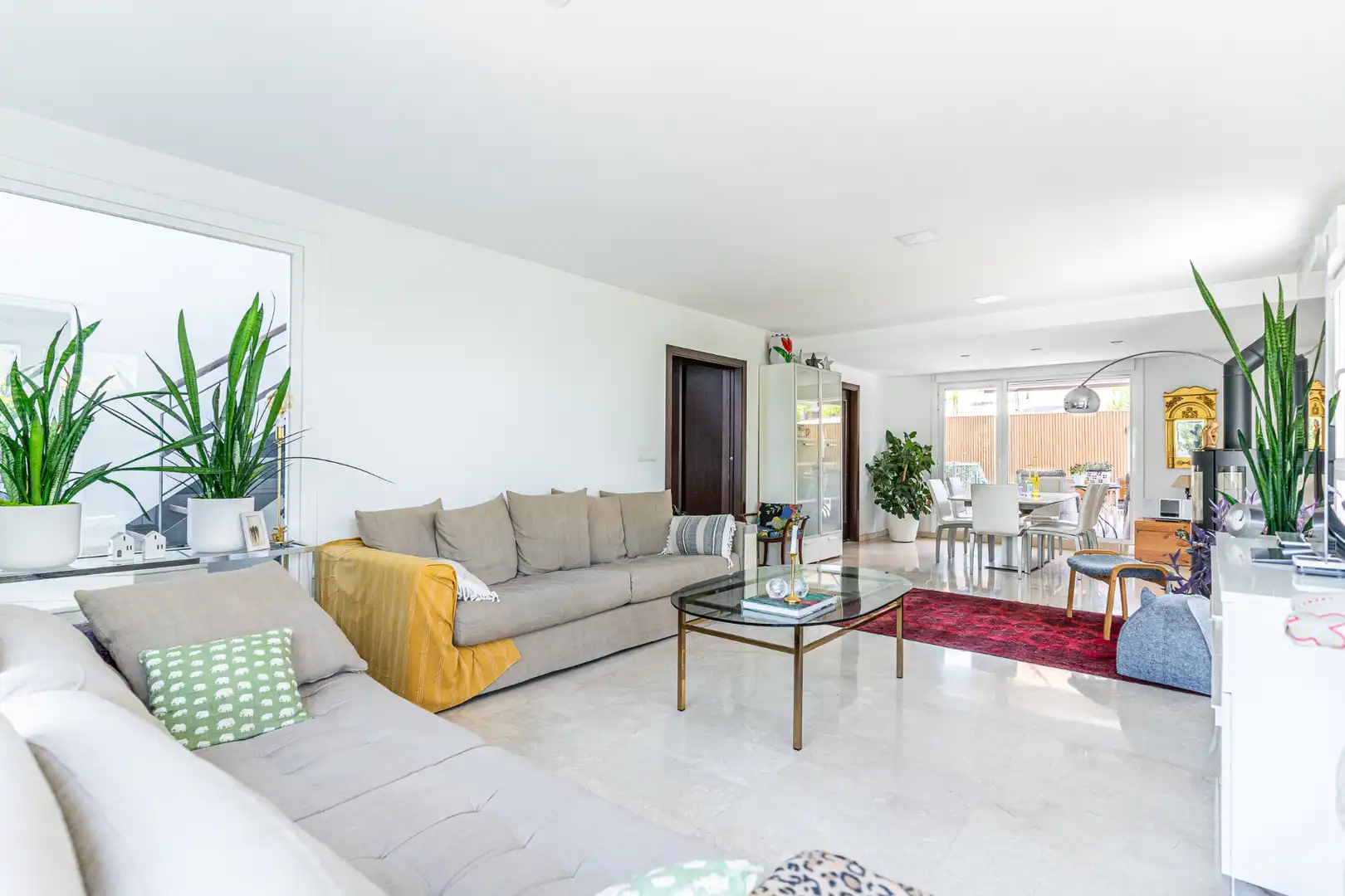 Living room of Detached homes for sale in Las Rozas de Madrid  with Air Conditioner, Heating and Private garden