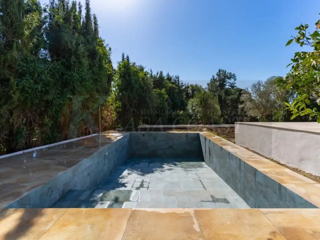 Piscina de Casa o xalet en venda en Mijas amb Aire condicionat, Jardí privat i Terrassa