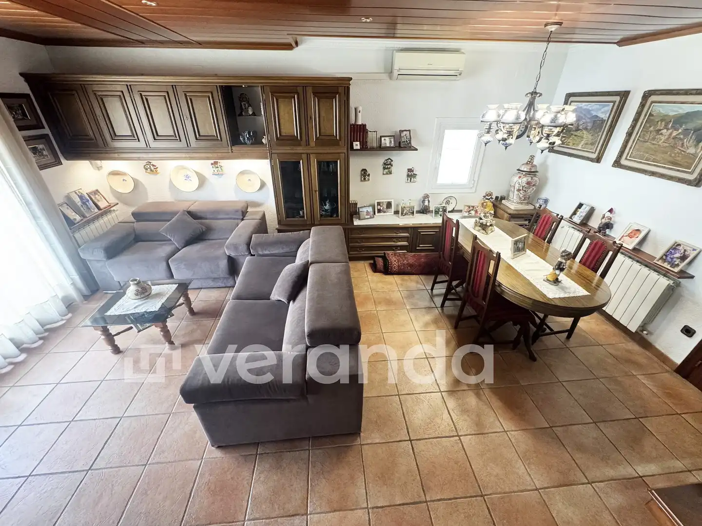 Sala d'estar de Casa adosada en venda en Ripollet amb Calefacció, Traster i Balcó