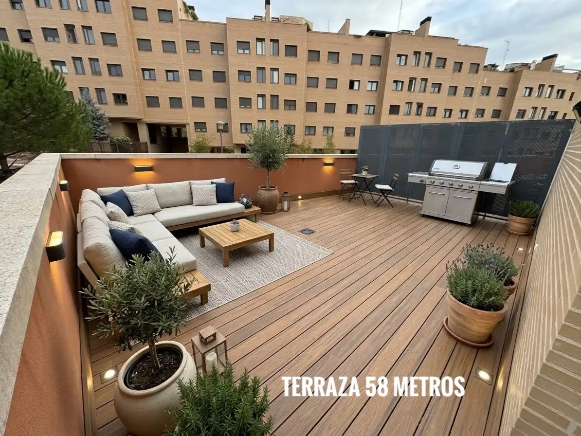 Terrasse von Wohnung zum Verkauf in Ensanche - Fuenfresca