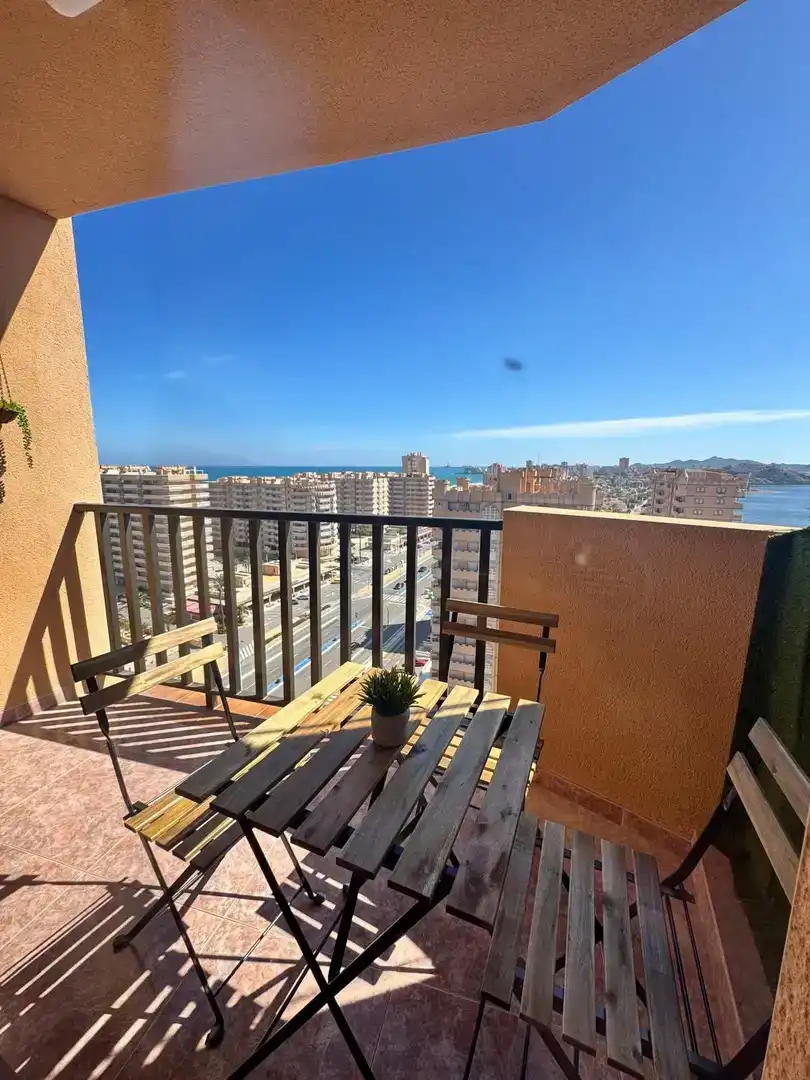 Terrasse von Wohnung zur Miete in La Manga del Mar Menor