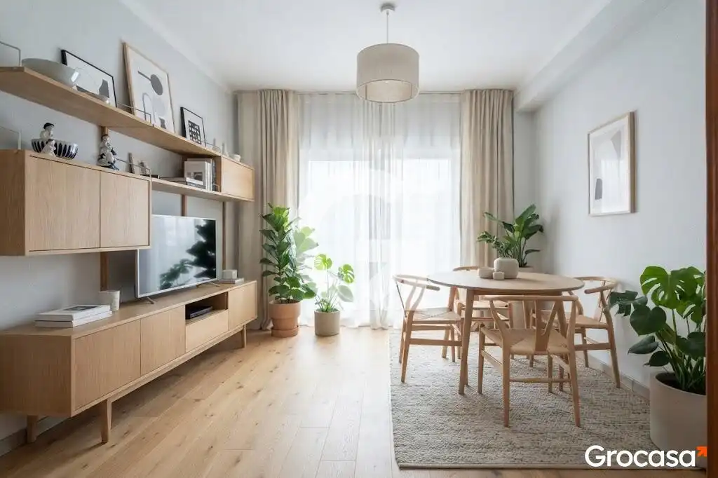 Living room of Flat for sale in Mataró  with Heating, Oven and TV