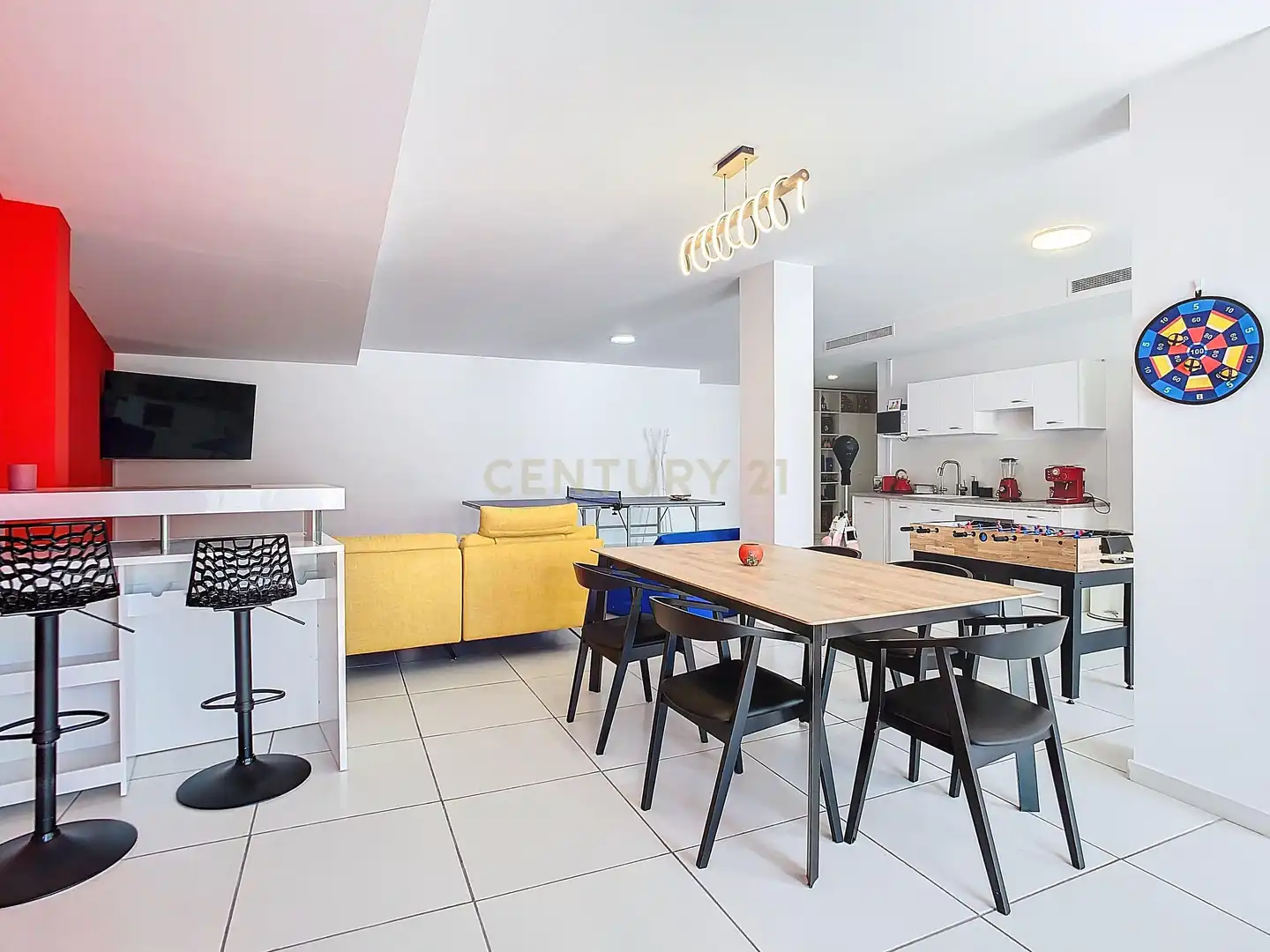 Wohnzimmer von Haus oder Chalet zum Verkauf in Benalmádena mit Klimaanlage, Balkon und Alarm