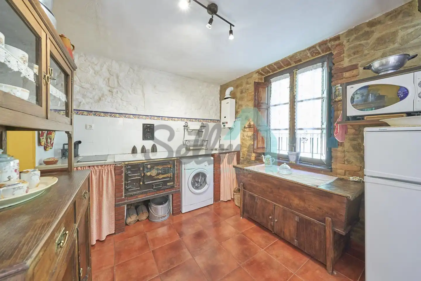 Kitchen of Houses for sale in Langreo  with Private garden and Balcony