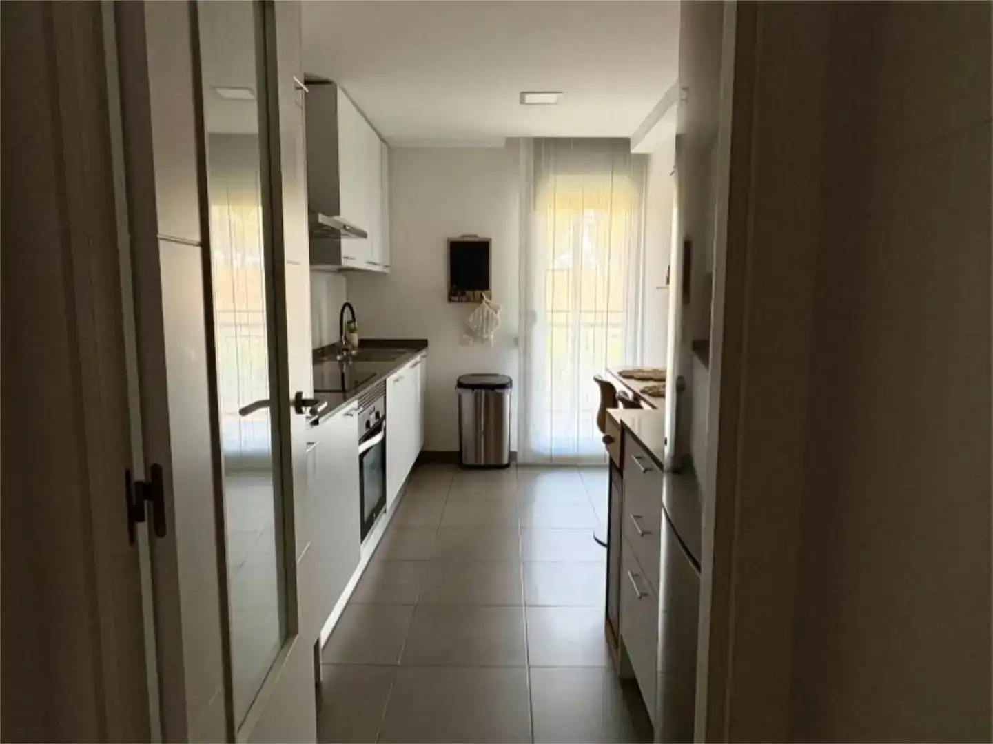 Kitchen of Flat for sale in Sabadell  with Air Conditioner and Swimming Pool