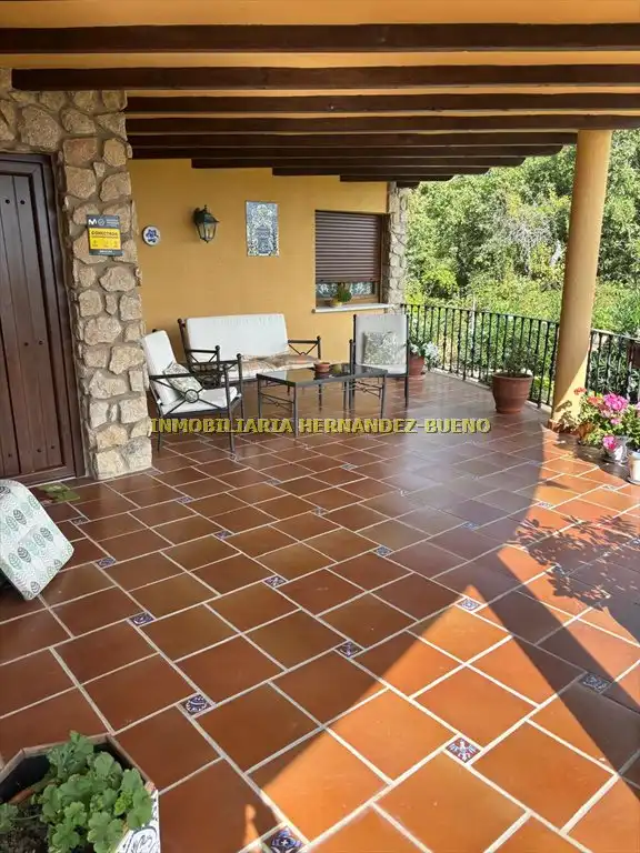 Terrassa de Casa o xalet en venda en Sequeros amb Calefacció, Jardí privat i Terrassa