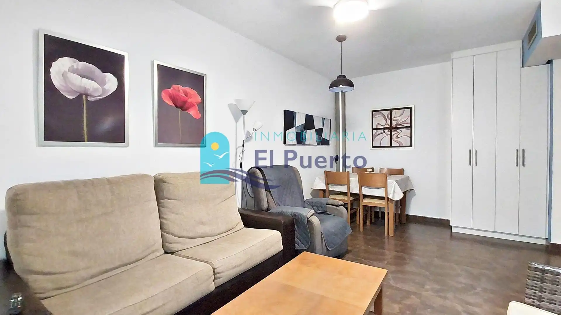 Sala d'estar de Apartament en venda en Mazarrón amb Aire condicionat, Calefacció i Terrassa