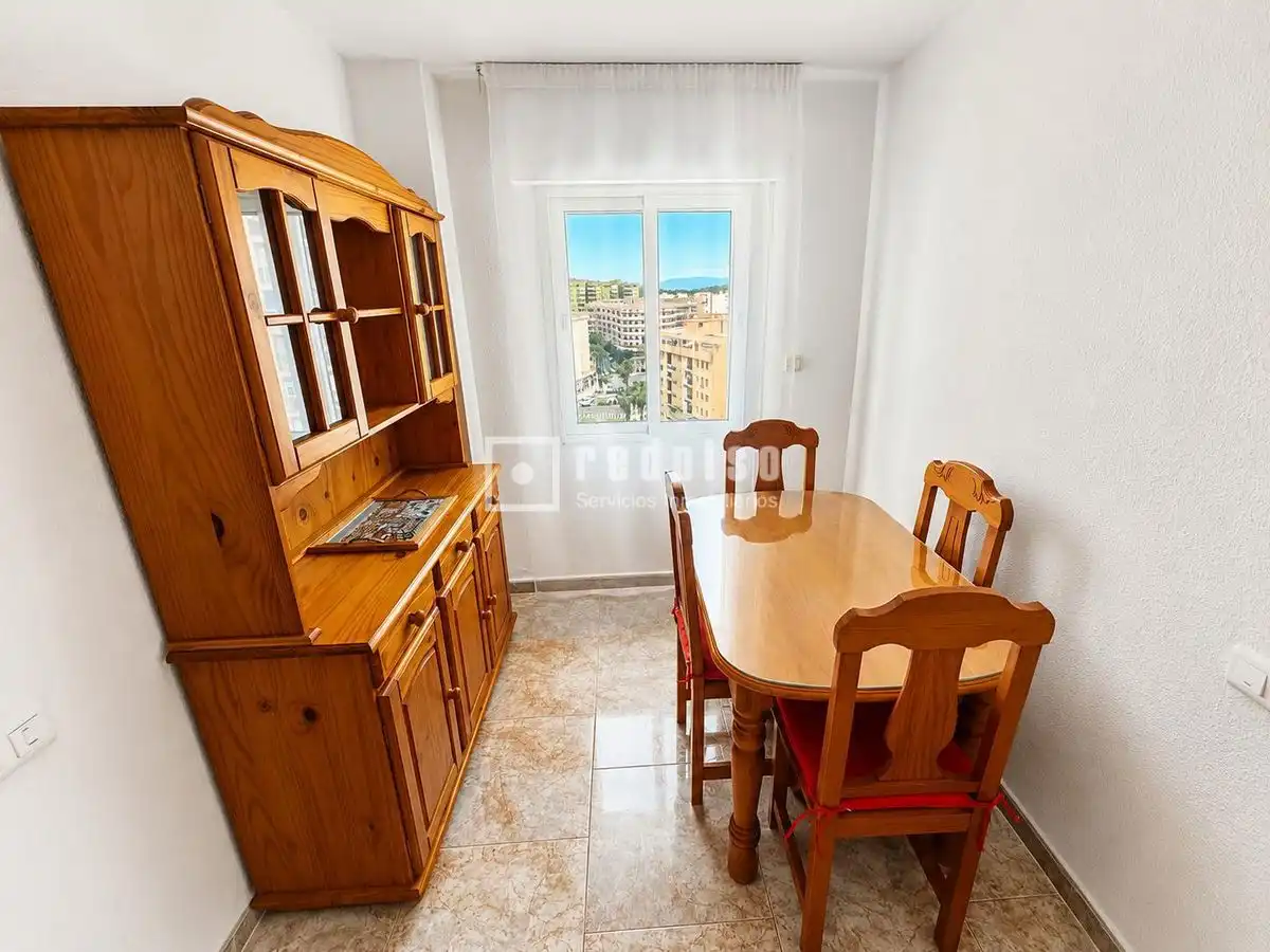 Esszimmer von Wohnung zur Miete in Torremolinos mit Klimaanlage, Terrasse und Möbliert