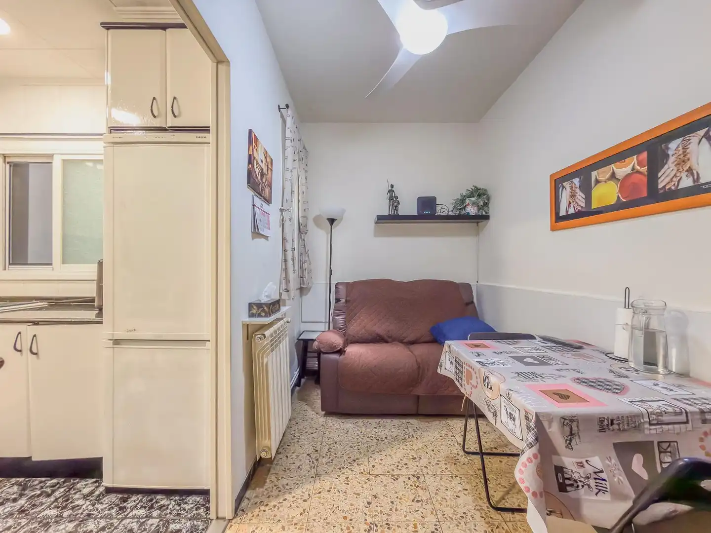 Sala de estar de Piso en venta en Terrassa con Aire acondicionado, Calefacción y Balcón