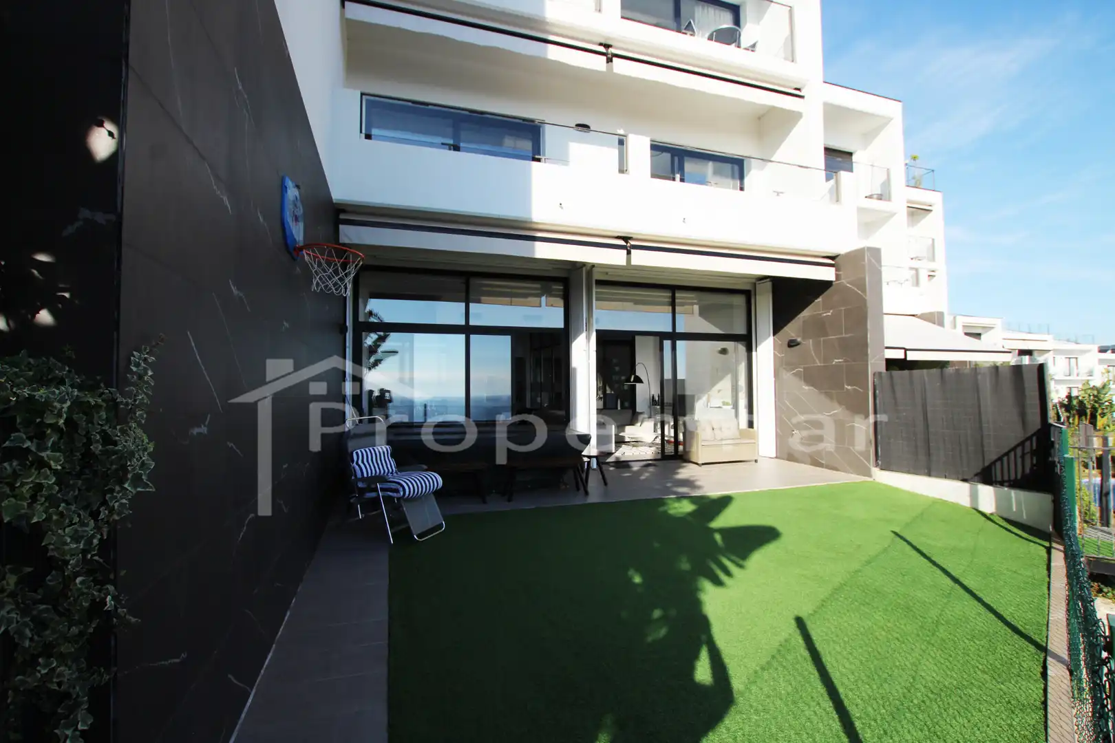 Terrace of Detached homes for sale in Caldes d'Estrac  with Air Conditioner, Heating and Private garden