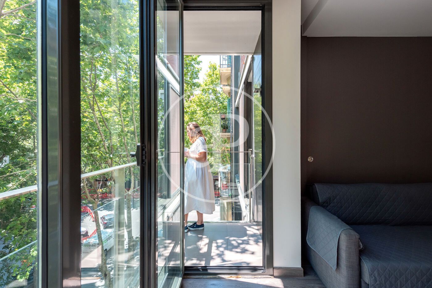 Piso de alquiler en  Barcelona Capital con Aire acondicionado, Calefacción y Amueblado