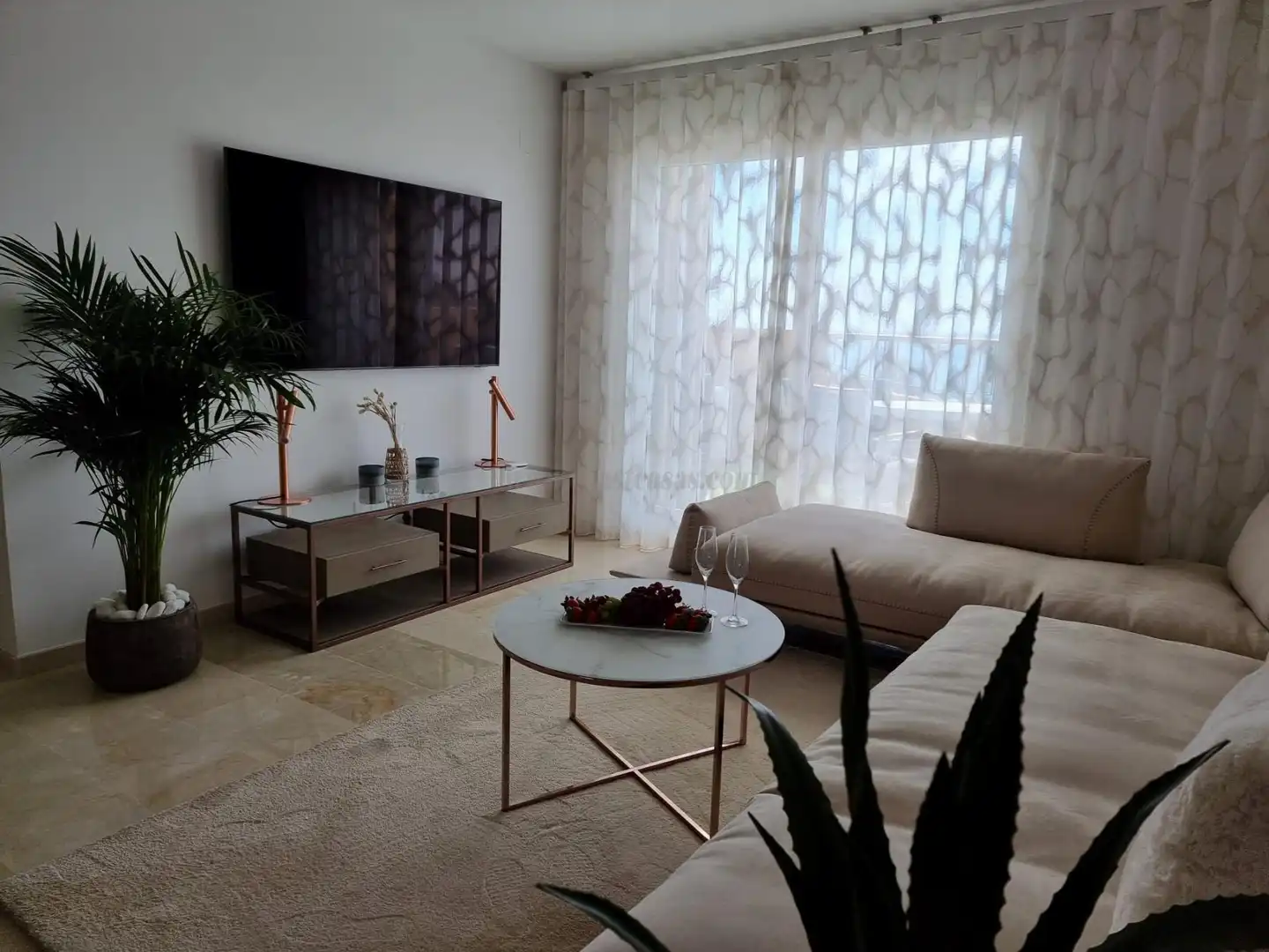 Wohnzimmer von Wohnungen zum Verkauf in Torrevieja mit Klimaanlage, Heizung und Abstellraum