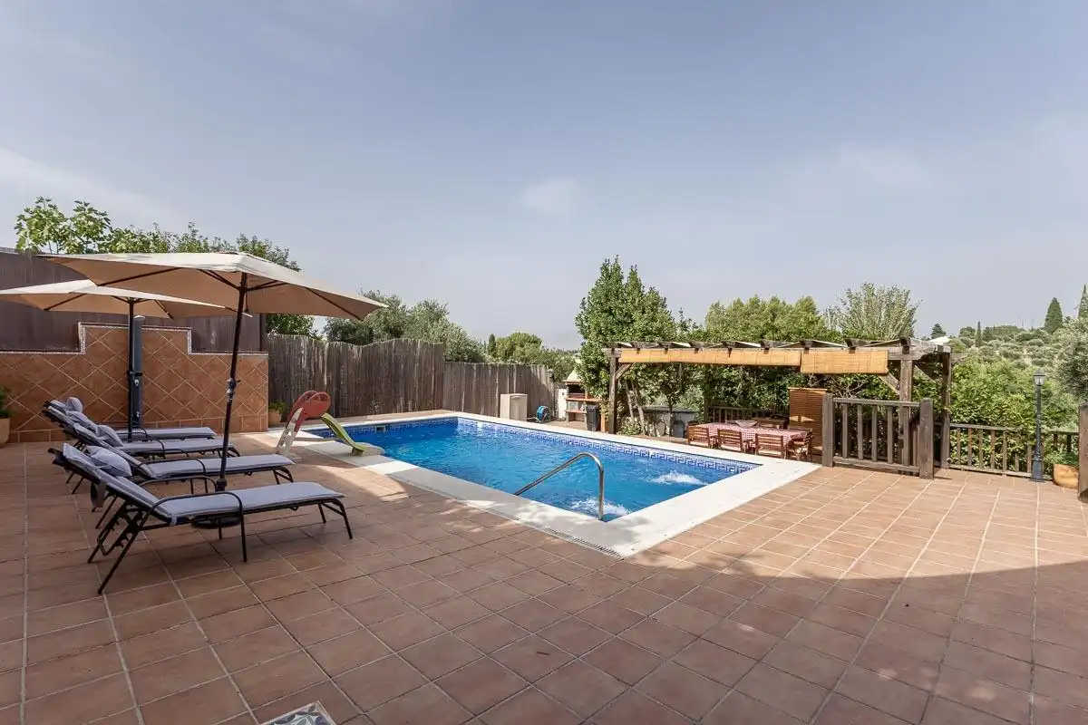 Piscina de Casa o chalet en venta en Las Gabias con Jardín privado, Terraza y Piscina