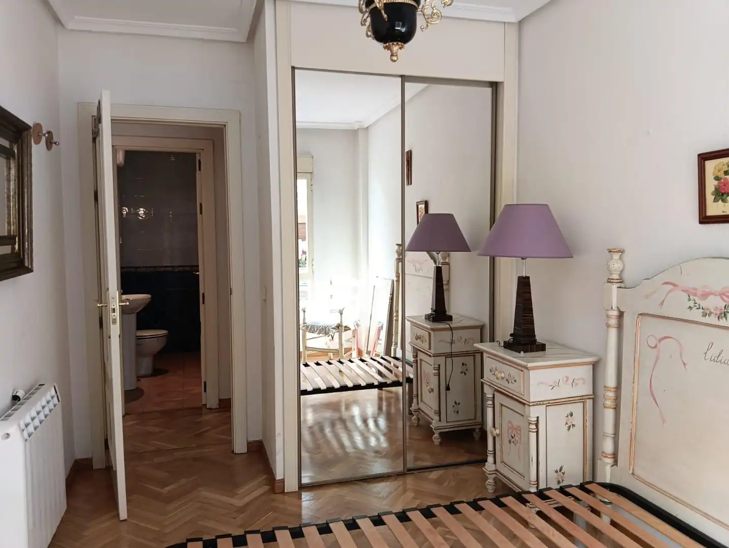 Bedroom of Flat for sale in San Lorenzo de El Escorial  with Heating, Parquet flooring and Storage room