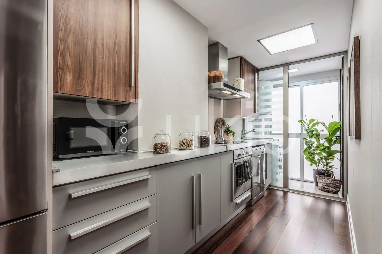 Cocina de Apartamento de alquiler en Madrid con Aire acondicionado, Calefacción y Amueblado