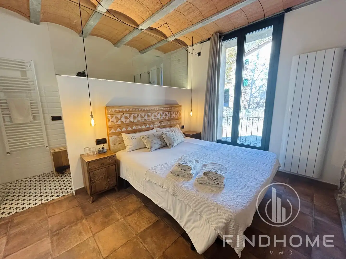 Bedroom of Country homes for sale in Les Preses  with Air Conditioner, Private garden and Terrace