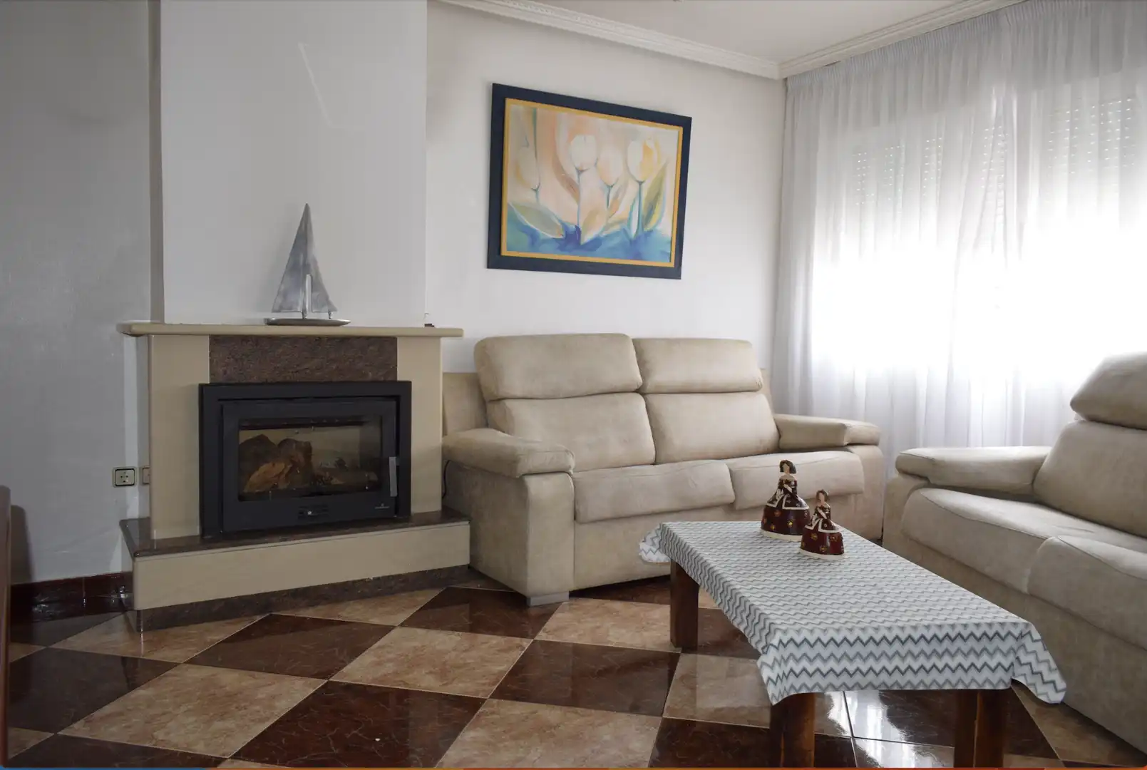 Sala de estar de Dúplex en venta en Rojales con Aire acondicionado, Terraza y Trastero