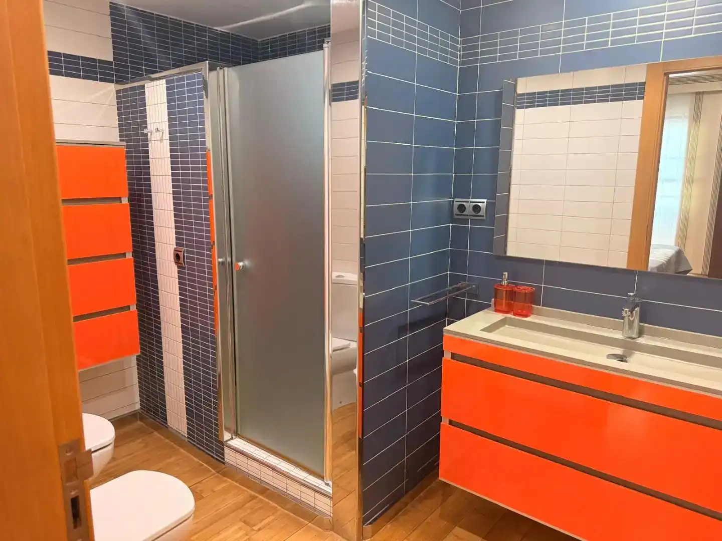 Badezimmer von Wohnung zur Miete in Alhama de Murcia mit Klimaanlage, Parkett und Abstellraum