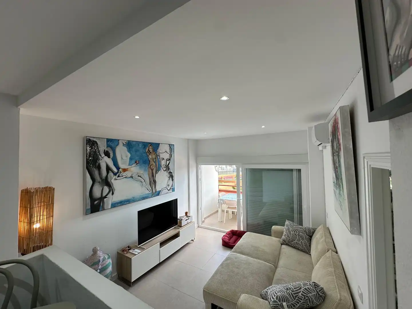 Living room of Flat for sale in Roses  with Air Conditioner, Heating and Terrace