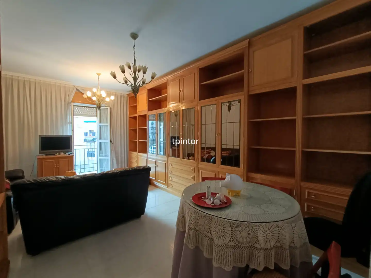 Living room of Flat for rent in Cáceres  with Air Conditioner, Heating and Private garden