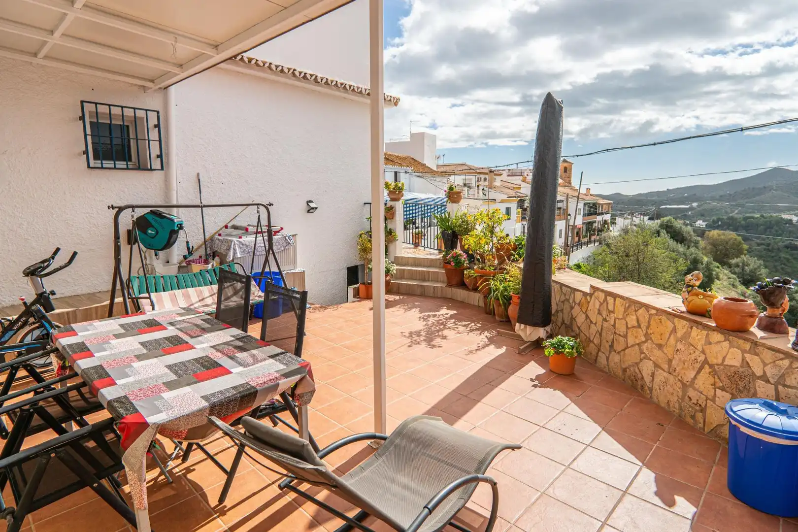 Terraza de Finca rústica en venta en Macharaviaya con Terraza