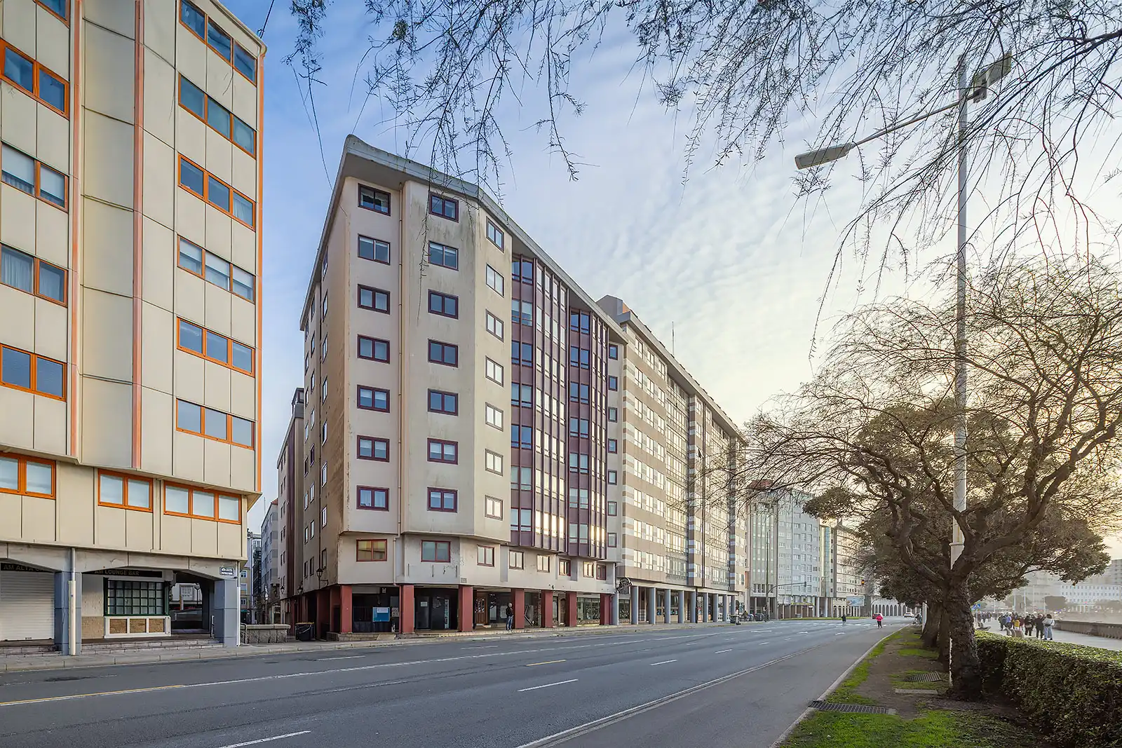 Exterior view of Flat for sale in A Coruña Capital   with Heating, Parquet flooring and Storage room