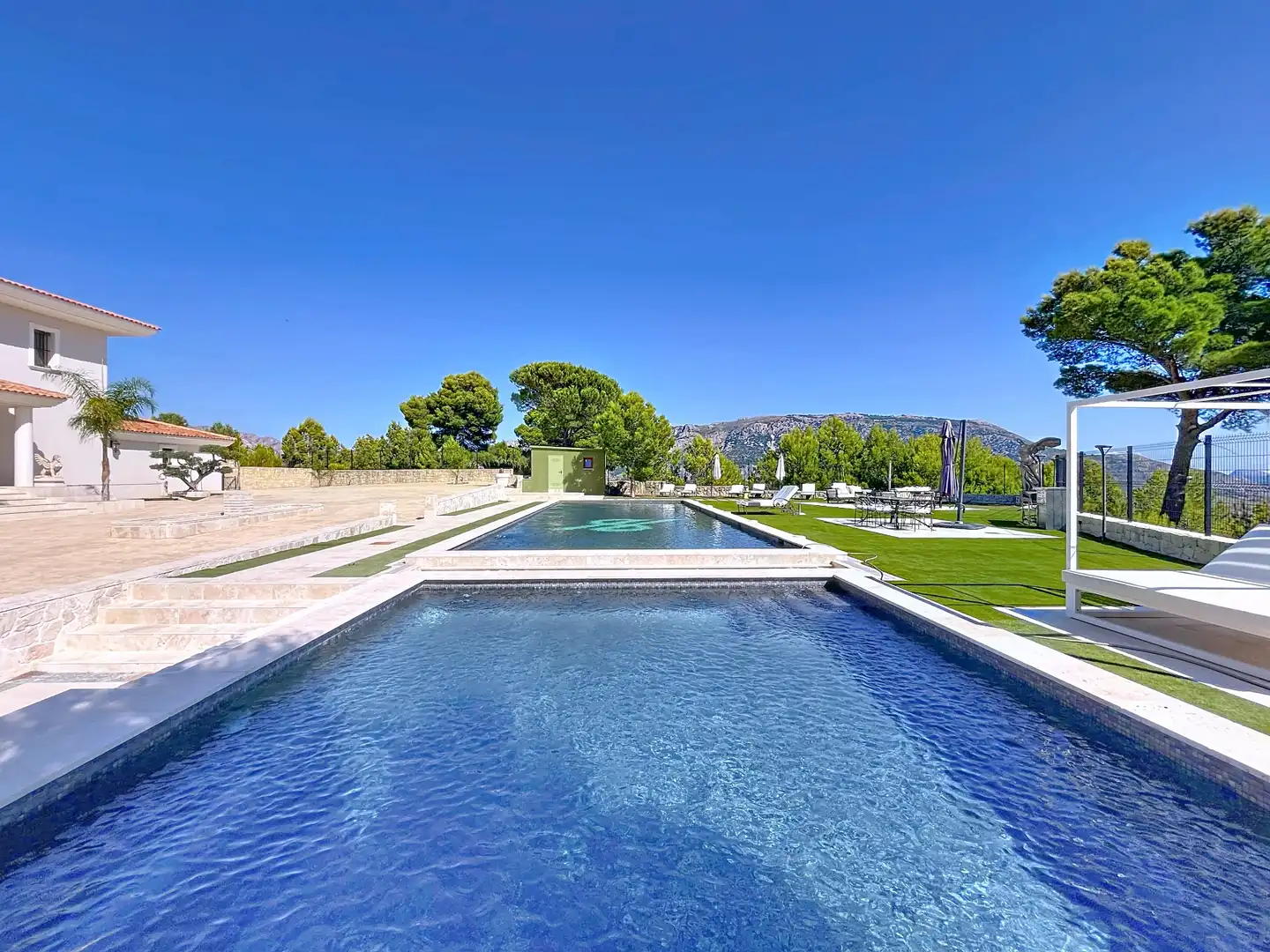 Piscina de Casa o chalet en venta en La Nucia con Jardín privado, Terraza y Piscina