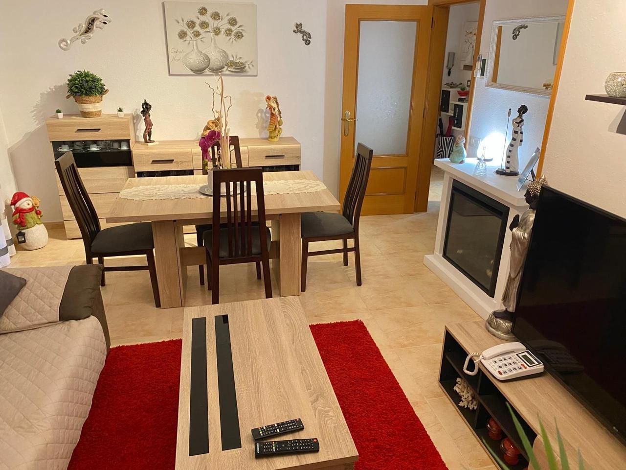 Dining room of Flat for sale in Cunit  with Air Conditioner, Terrace and Storage room