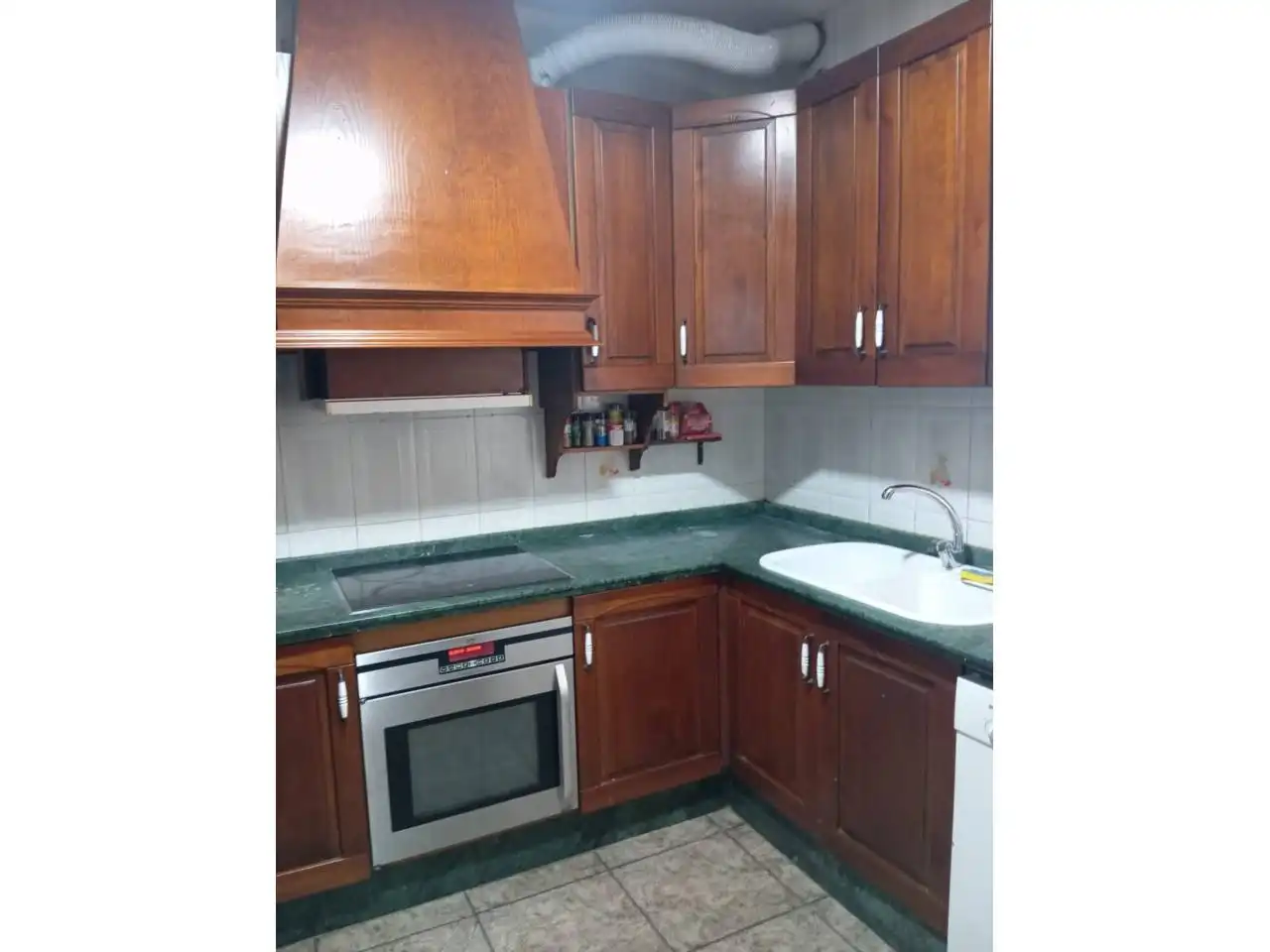 Cocina de Casa adosada en venta en Roquetas de Mar con Aire acondicionado y Terraza