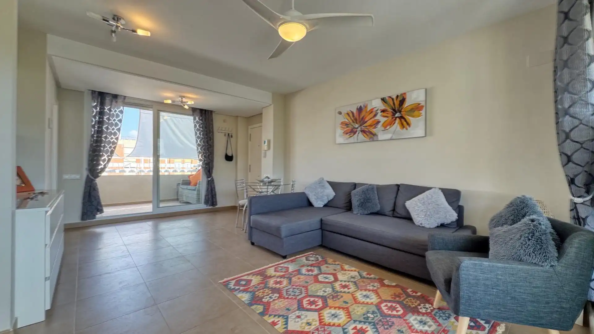 Living room of Attic for sale in Pego  with Air Conditioner, Private garden and Terrace