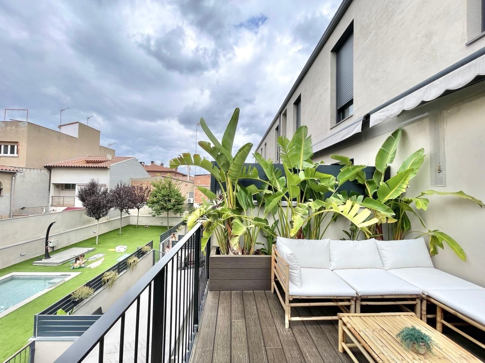 Terrassa de Pis en venda en Sant Cugat del Vallès amb Aire condicionat, Jardí privat i Parquet