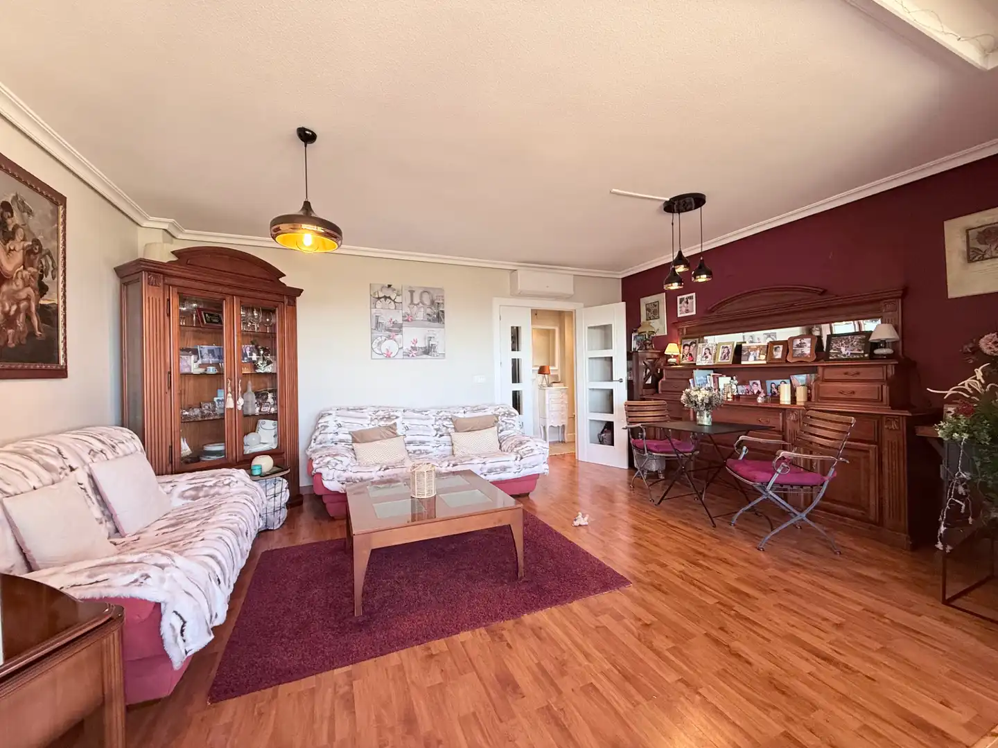 Wohnzimmer von Wohnung zum Verkauf in El Campello mit Klimaanlage, Heizung und Parkett