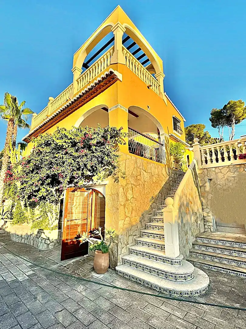 Exterior view of Houses for sale in Jávea / Xàbia  with Air Conditioner and Private garden
