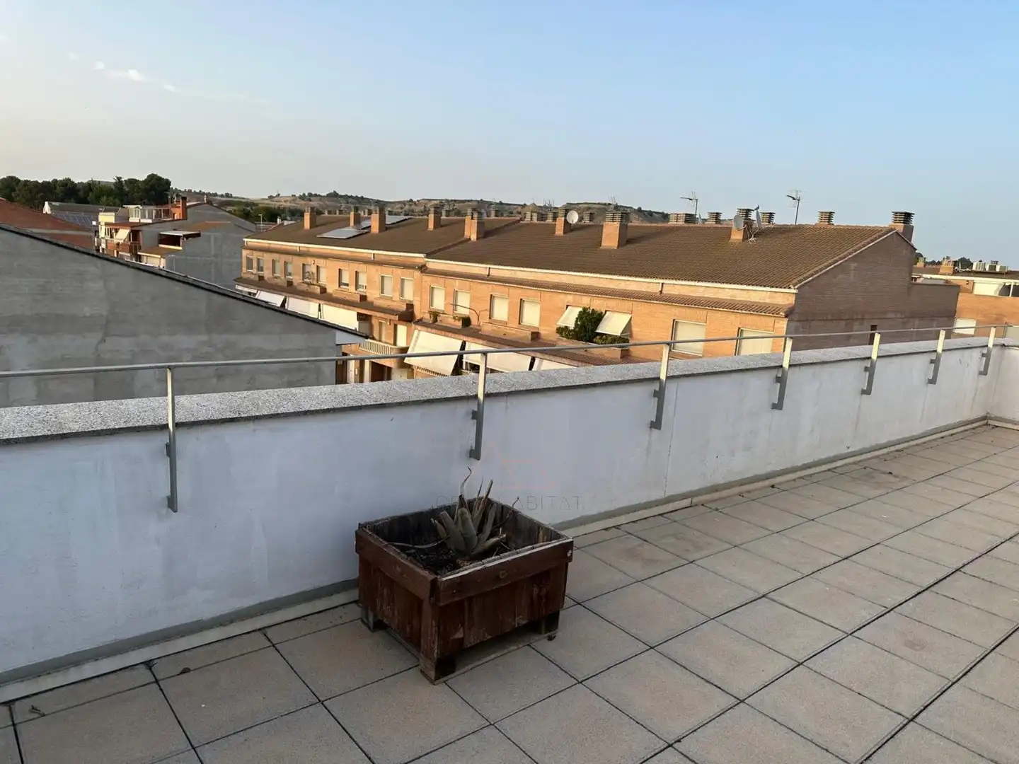 Terrasse von Maisonette zum Verkauf in Alpicat mit Klimaanlage und Schwimmbad