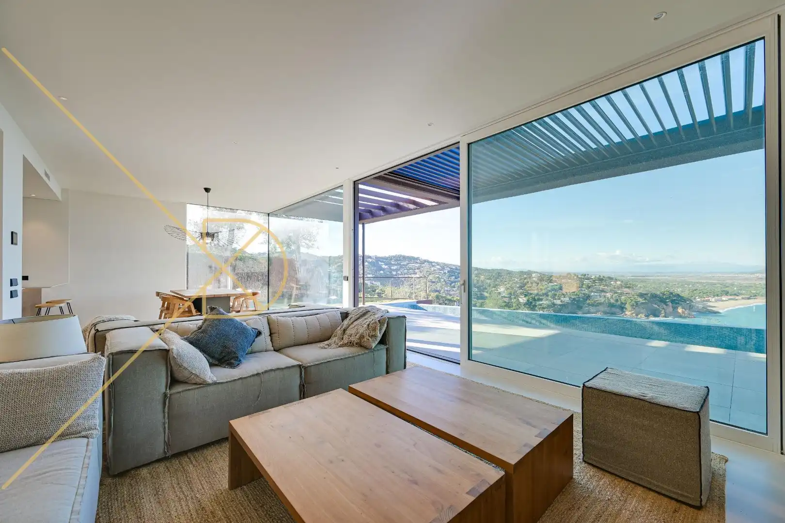 Sala de estar de Casa o chalet en venta en Begur con Aire acondicionado, Calefacción y Terraza