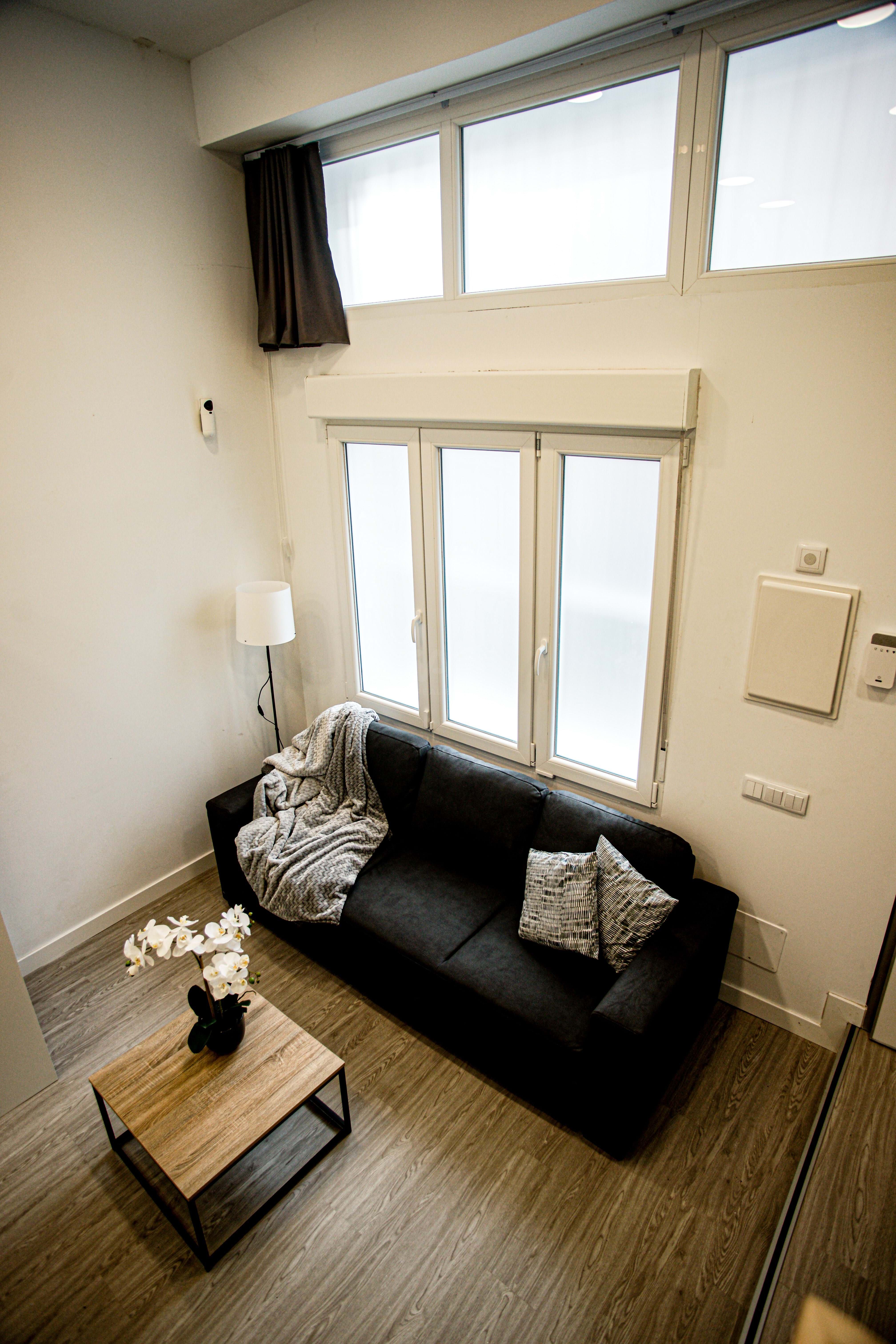 Bedroom of Flat to rent in  Madrid Capital  with Air Conditioner and Heating