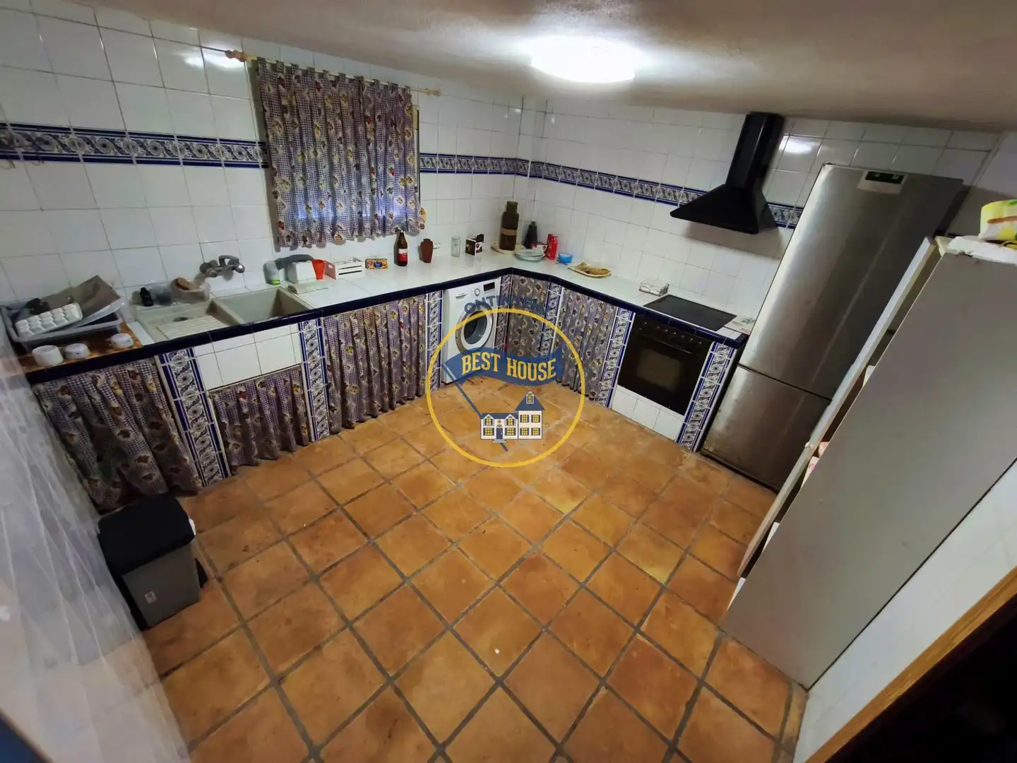 Cuina de Casa o xalet en venda en Ontinyent amb Jardí privat i Piscina
