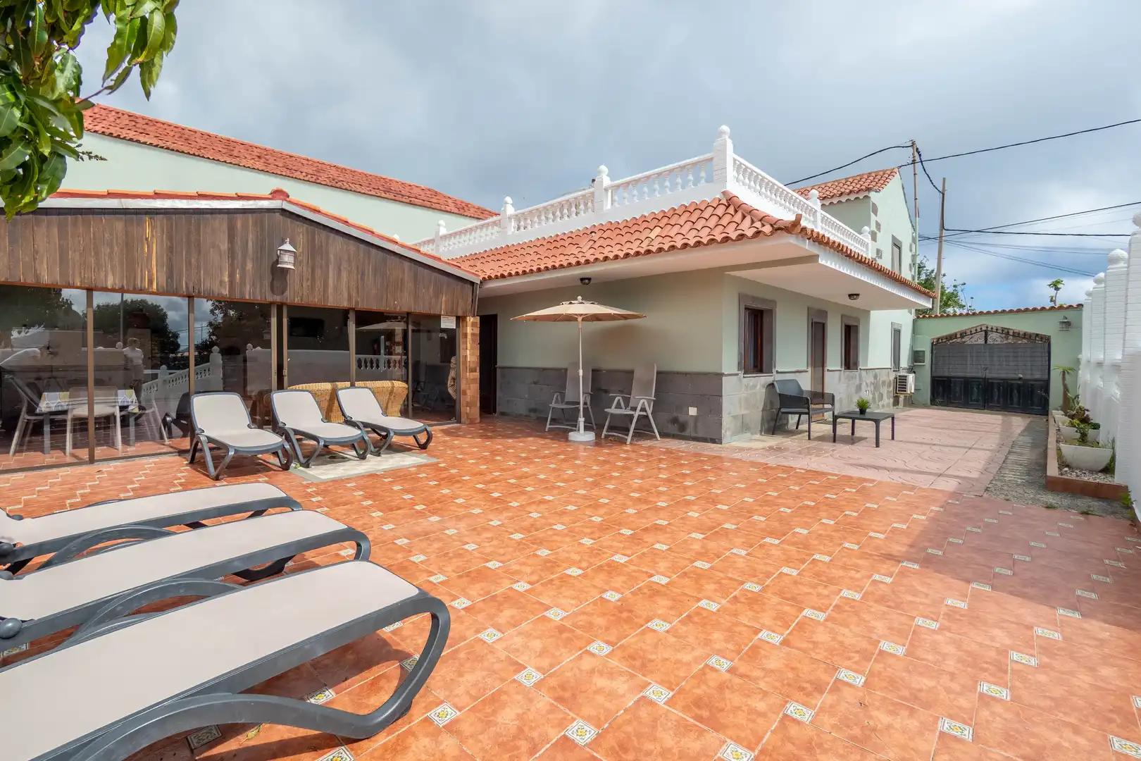 Terrassa de Casa o xalet en venda en Moya (Las Palmas) amb Jardí privat, Terrassa i Traster