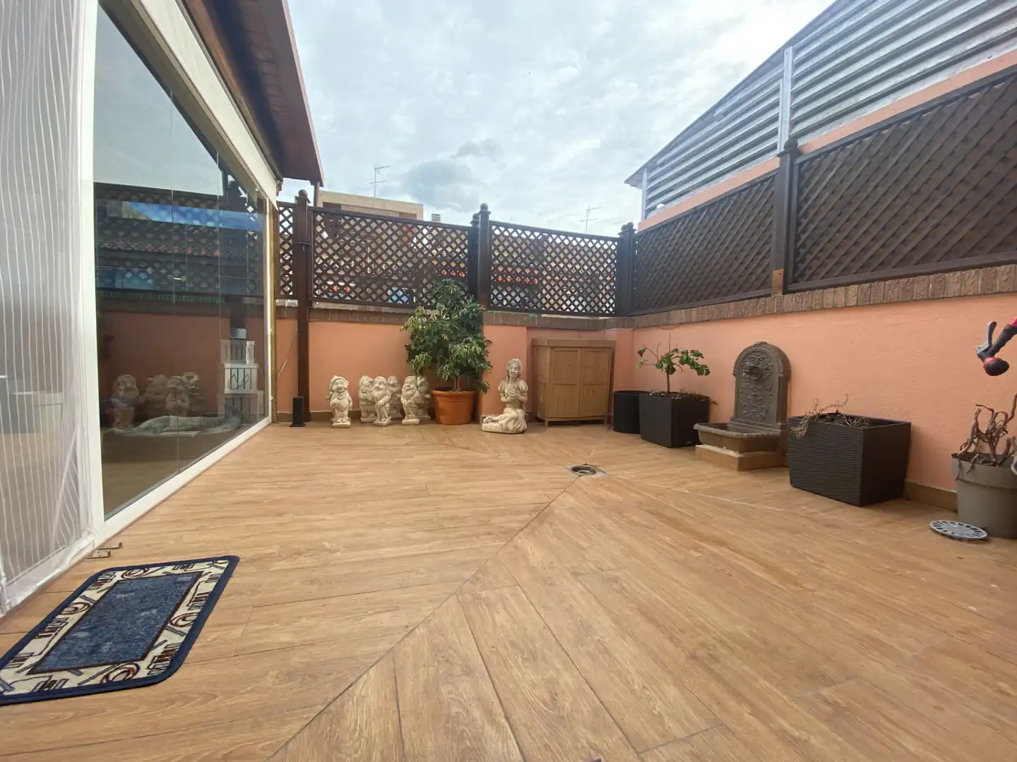 Terrasse von Dachboden zum Verkauf in Valencia mit Klimaanlage, Heizung und Parkett