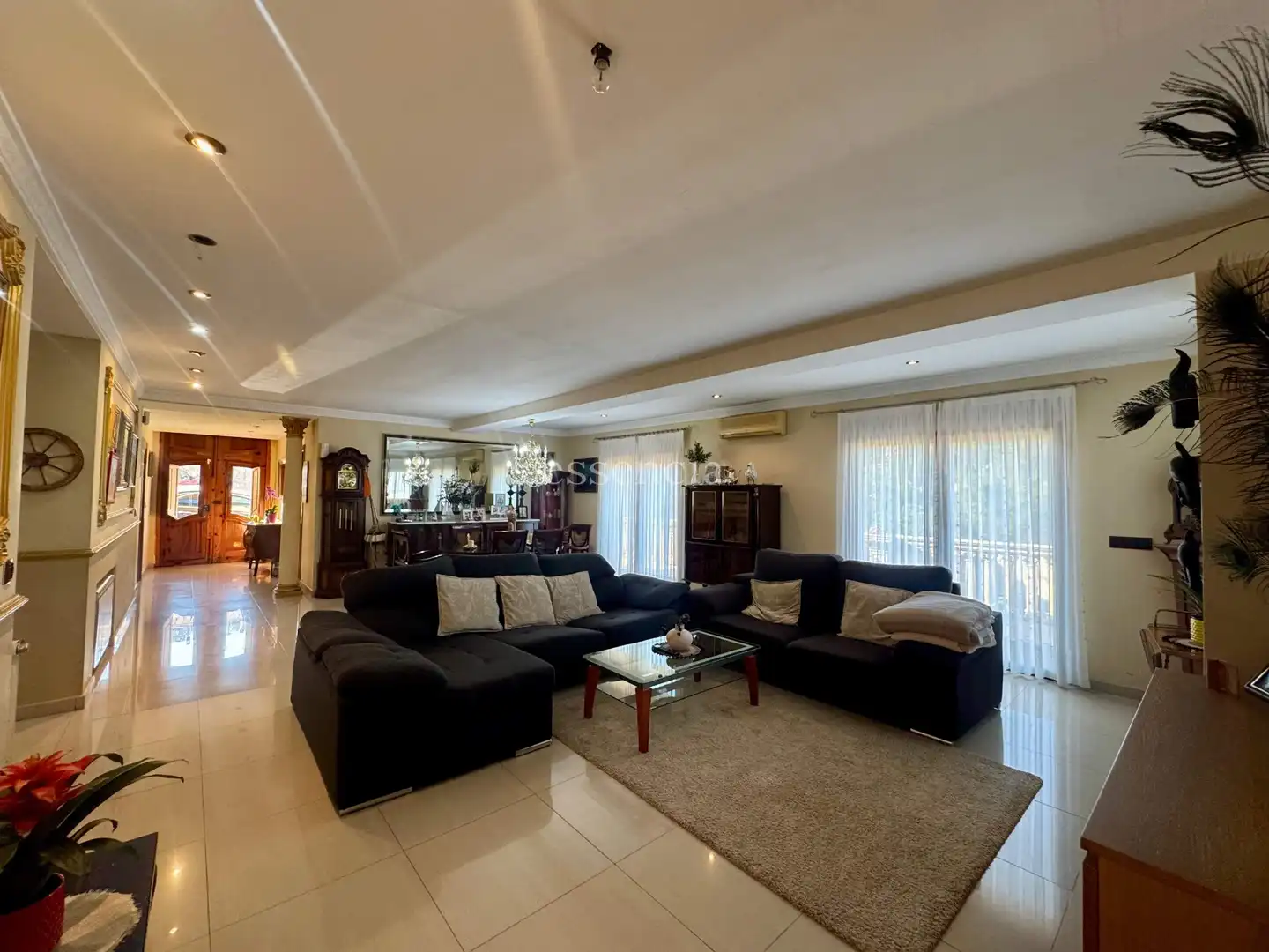 Sala de estar de Casa o chalet en venta en El Real de Gandia con Jardín privado, Terraza y Trastero