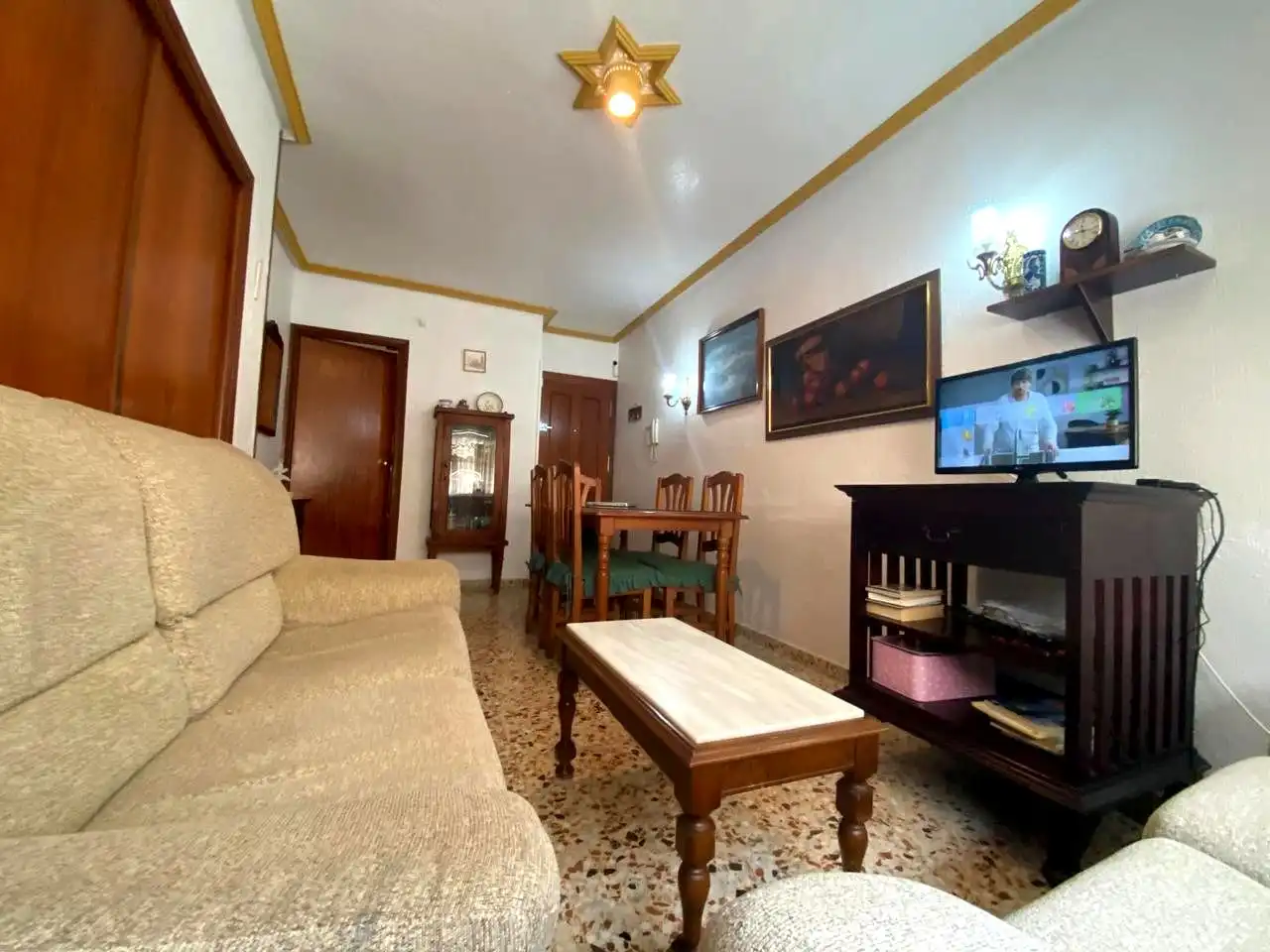 Wohnzimmer von Erdgeschoss zum Verkauf in San Pedro del Pinatar mit Klimaanlage und Möbliert