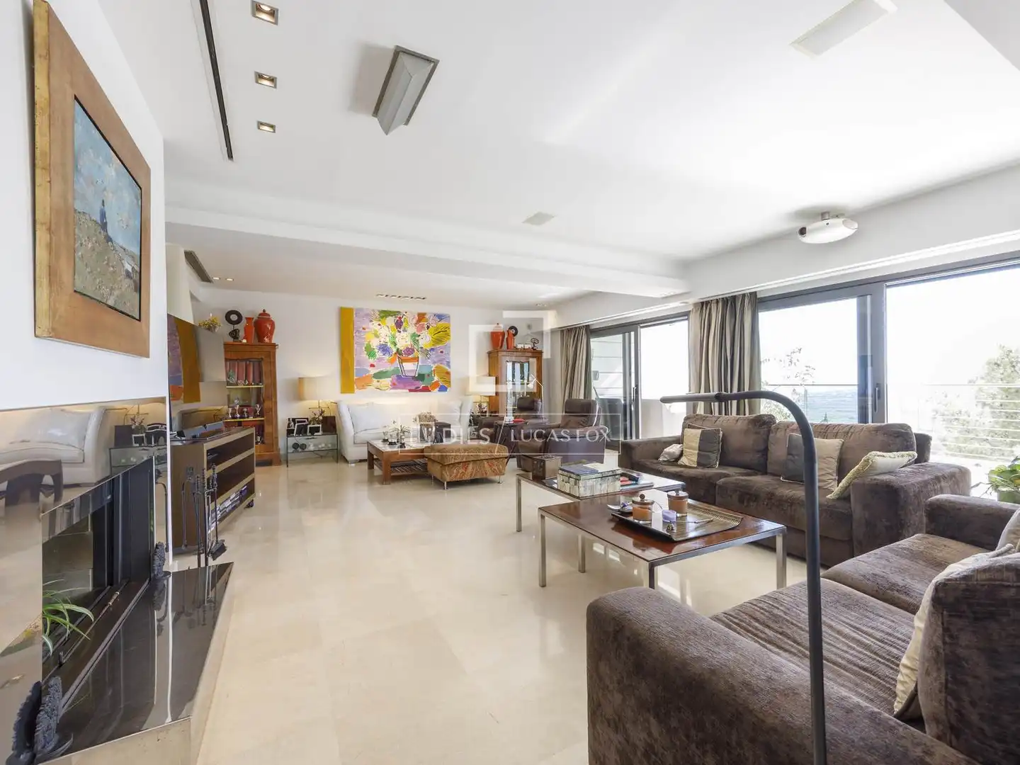 Sala d'estar de Casa o xalet en venda en Rocafort amb Aire condicionat, Calefacció i Jardí privat
