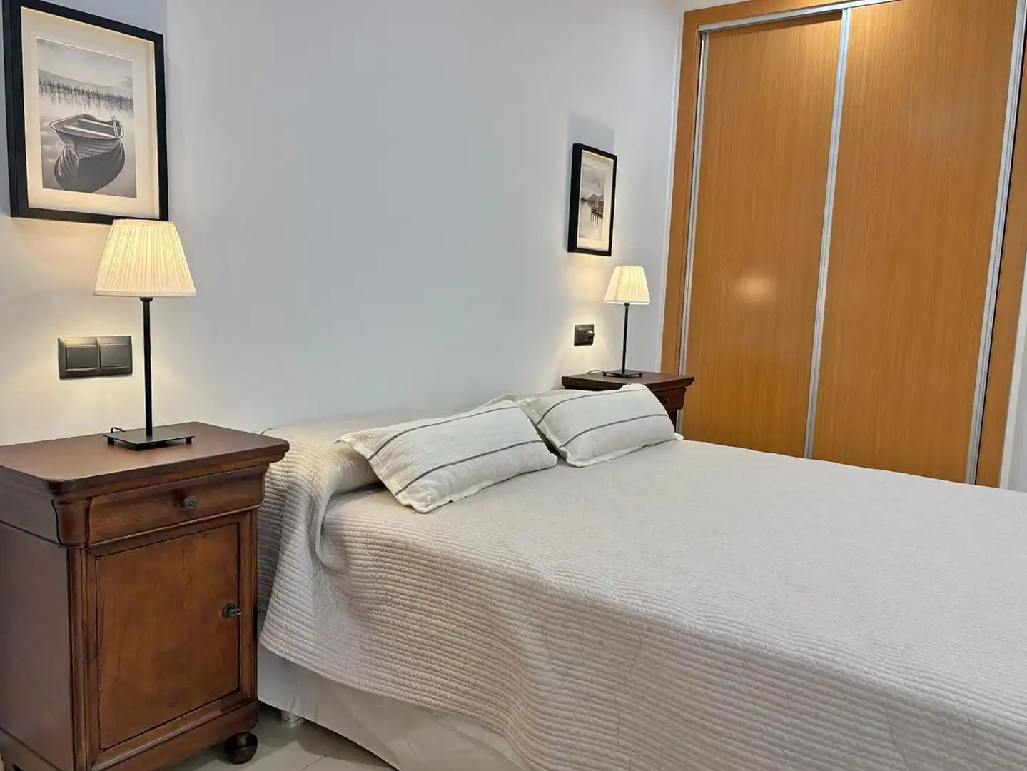Bedroom of Flat for rent in Santa Pola  with Heating, Terrace and Furnished